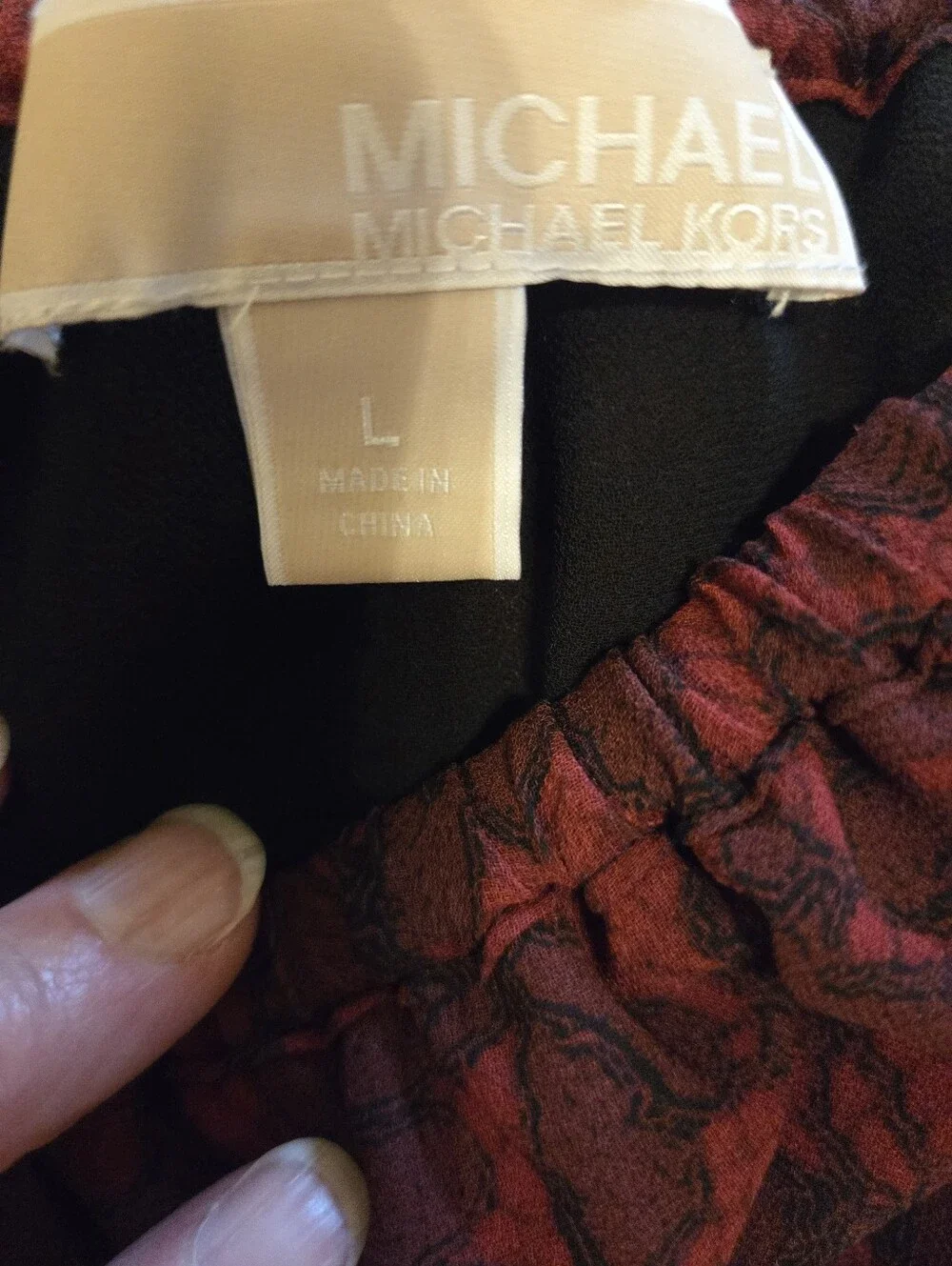 Michael Kors sheer sleeves